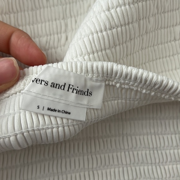 Lovers and Friends Devon Dress in White Small - Picture 8 of 8